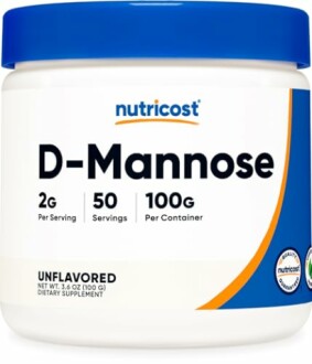 Nutricost D-Mannose Powder Review: Gluten Free & Non-GMO Formula