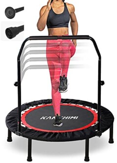 Kanchimi 40" Folding Mini Fitness Trampoline Review: Max Load 330lbs